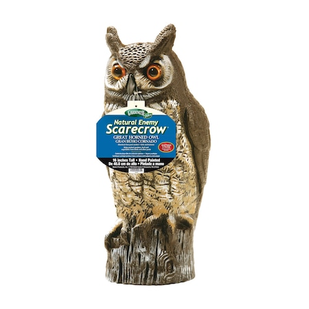 Dalen Dalen Scarecrow Great Horned Owl Animal Repellent Decoy For All Pests OW-6